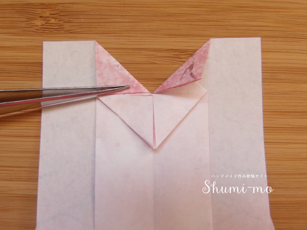 折り紙のワンピースの折り方20