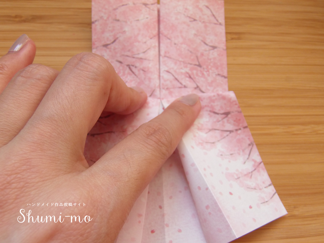 折り紙のワンピースの折り方14