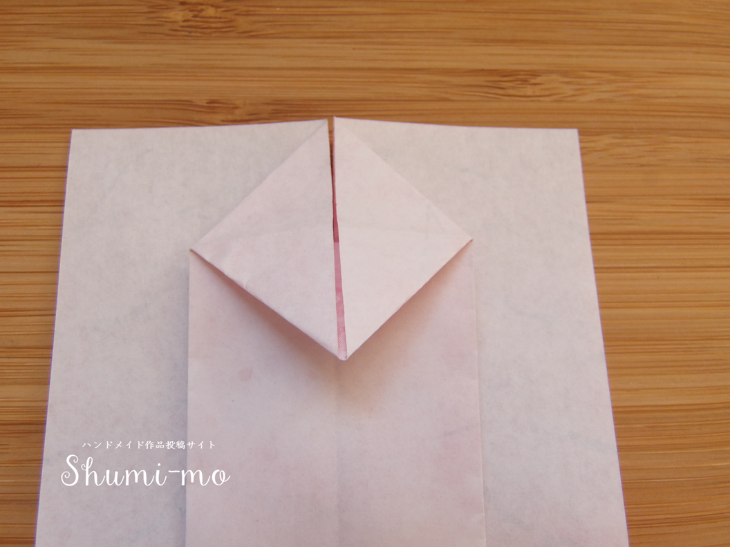 折り紙のワンピースの折り方19