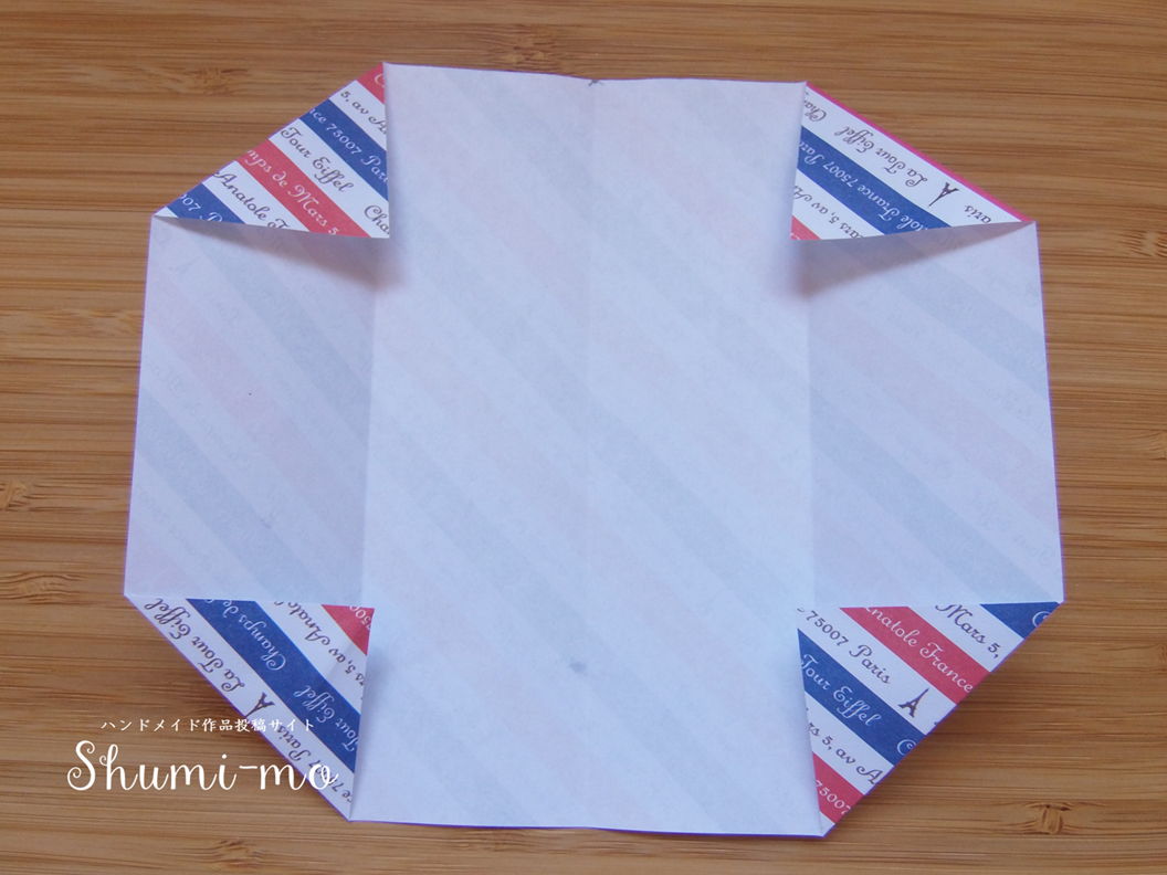 折り紙のカードケースの折り方10