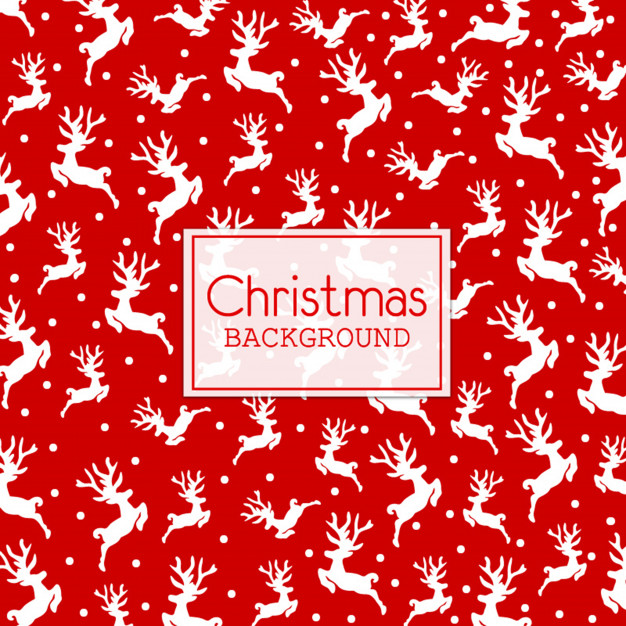 レッド赤クリスマスラッピングペーパー包装紙無料パターン素材