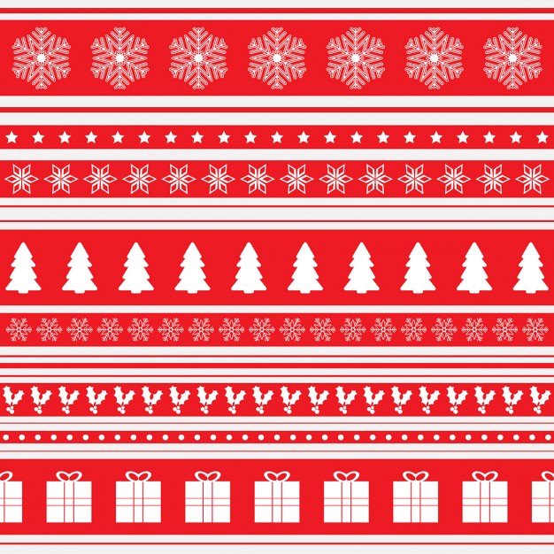 10レッド赤クリスマスラッピングペーパー包装紙無料パターン素材
