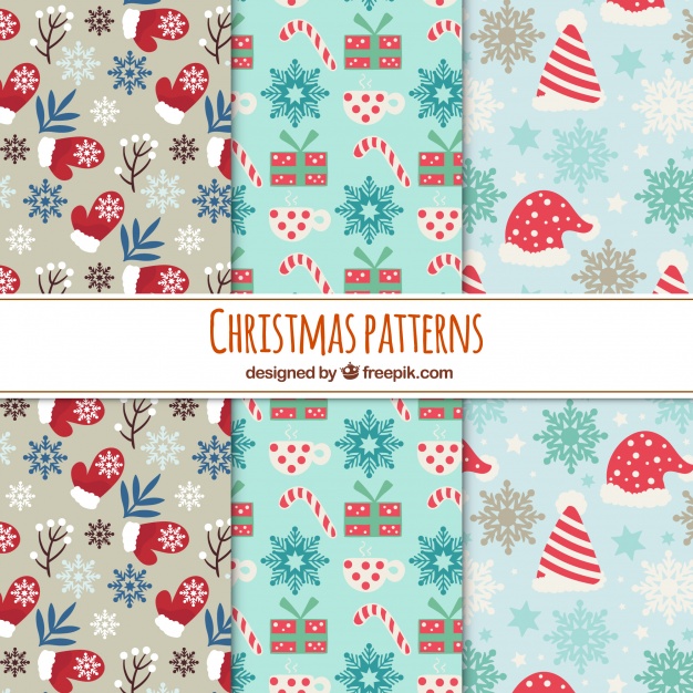 18クリスマスラッピングペーパー包装紙無料パターン素材
