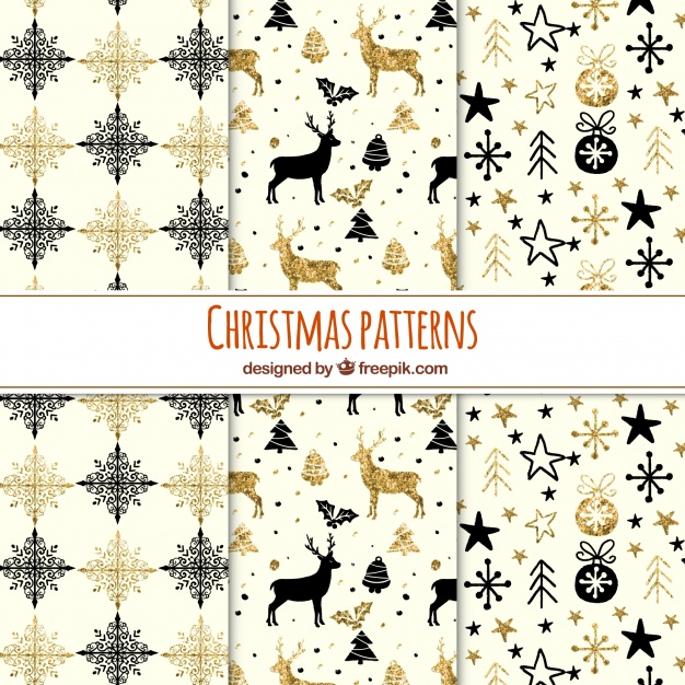 2クリスマスラッピングペーパー包装紙無料パターン素材