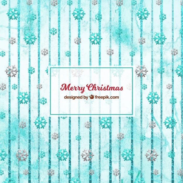 23水彩アートクリスマスラッピングペーパー包装紙無料パターン素材