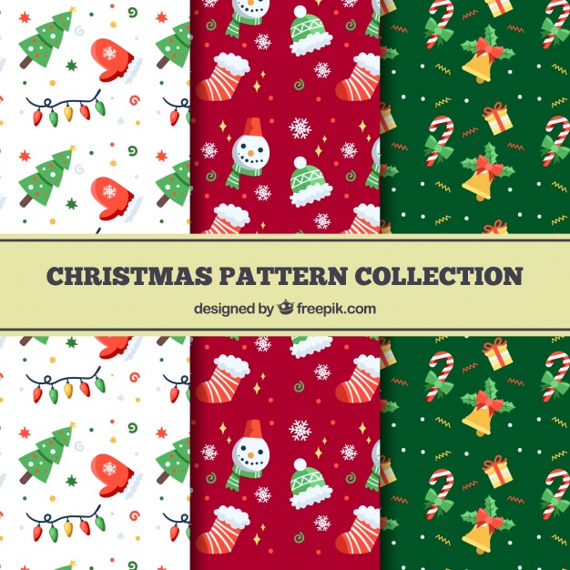 24クリスマスラッピングペーパー包装紙無料パターン素材