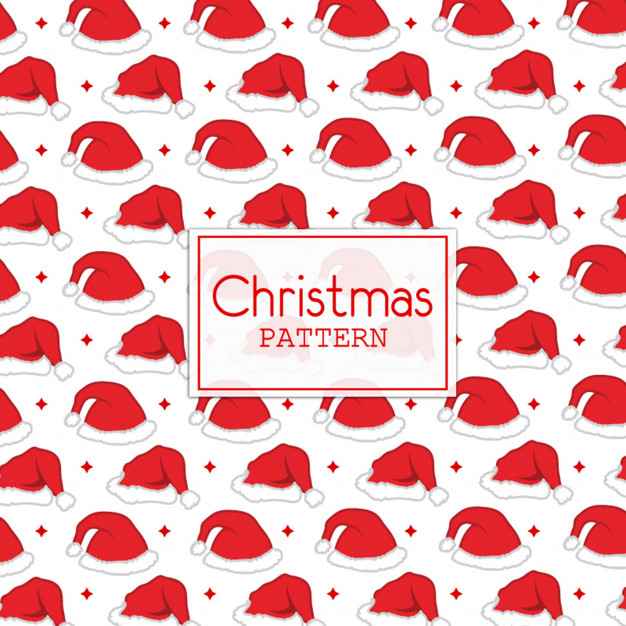3レッド赤クリスマスラッピングペーパー包装紙無料パターン素材