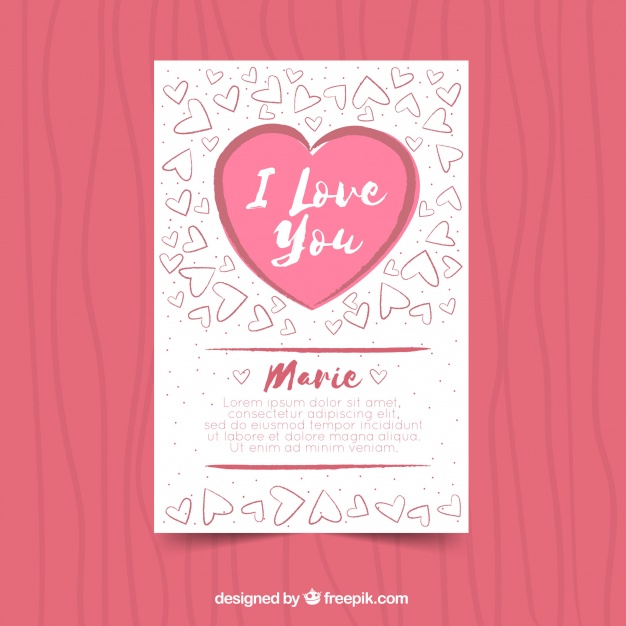 10バレンタインカード無料素材