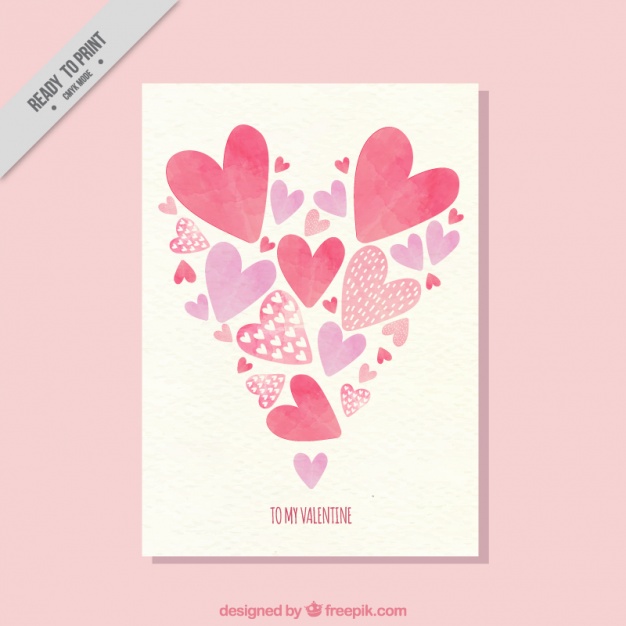 11バレンタインカード無料素材