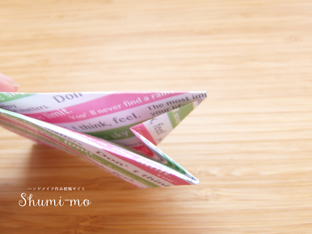 折り紙桜のお皿17