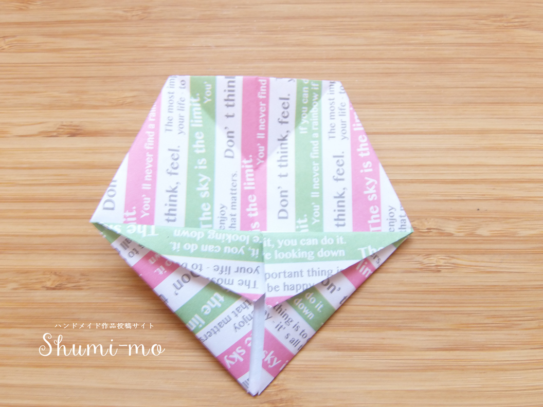 折り紙桜のお皿20