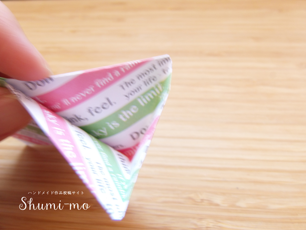 折り紙桜のお皿16