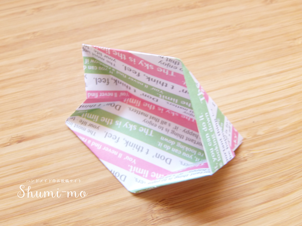 折り紙桜のお皿21