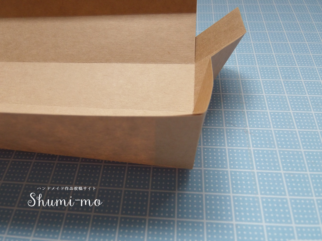 クラフト紙の長方形ボックス12