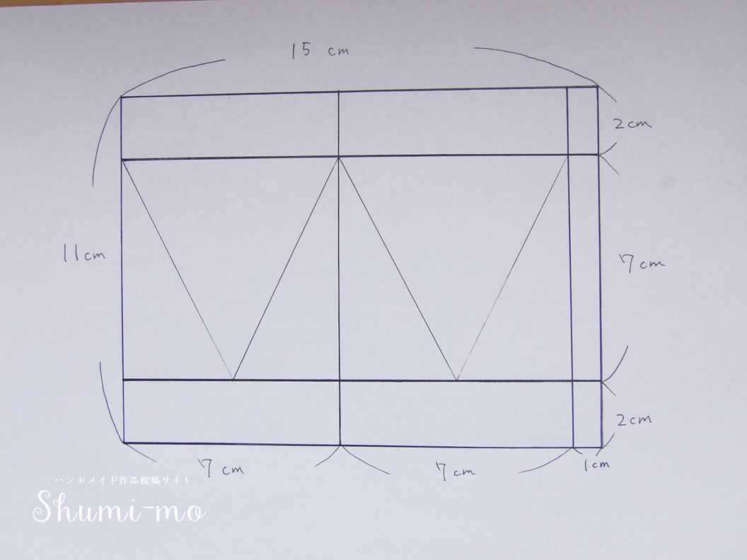 三角多面ボックスの作り方2