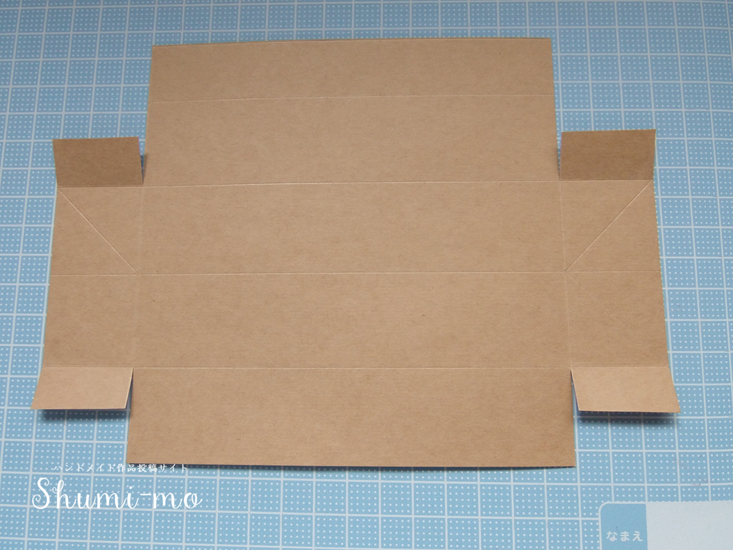 クラフト紙の長方形ボックス9