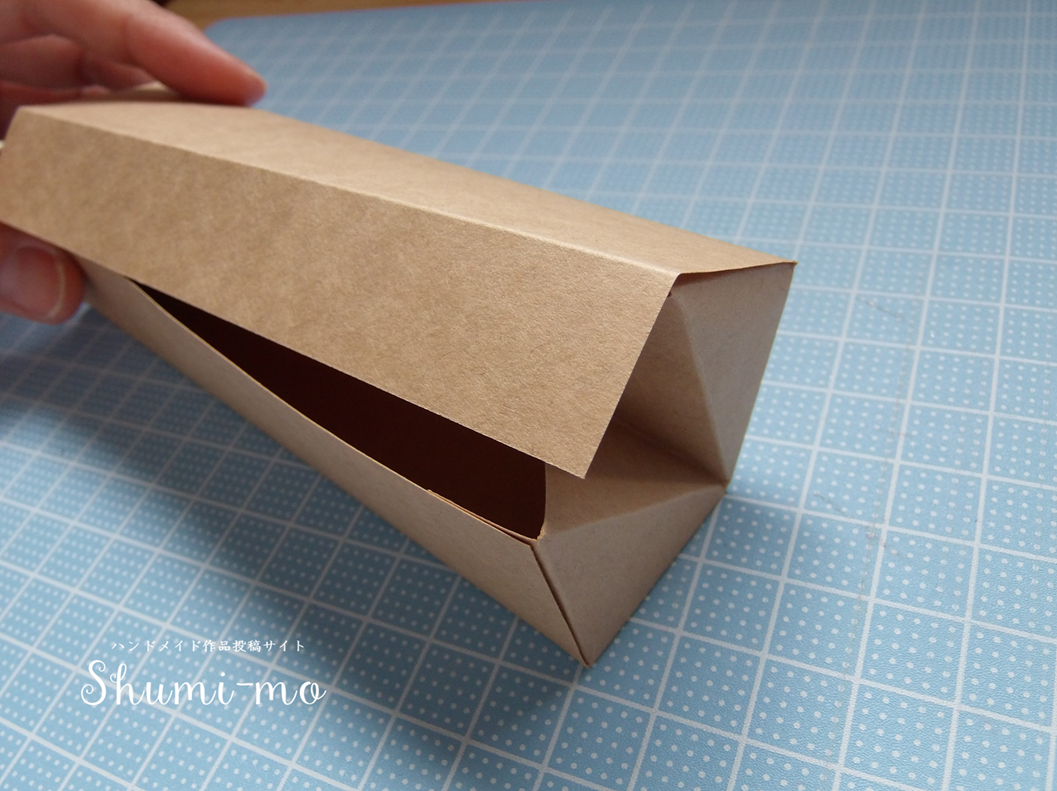 クラフト紙の長方形ボックス15