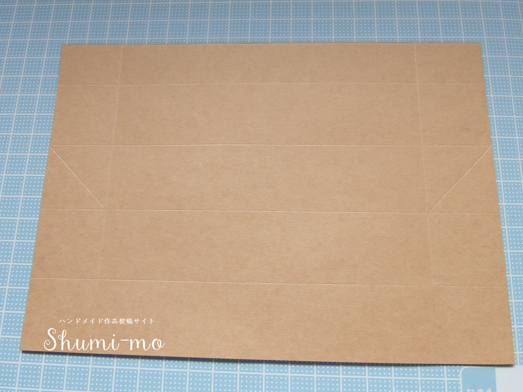 クラフト紙の長方形ボックス8