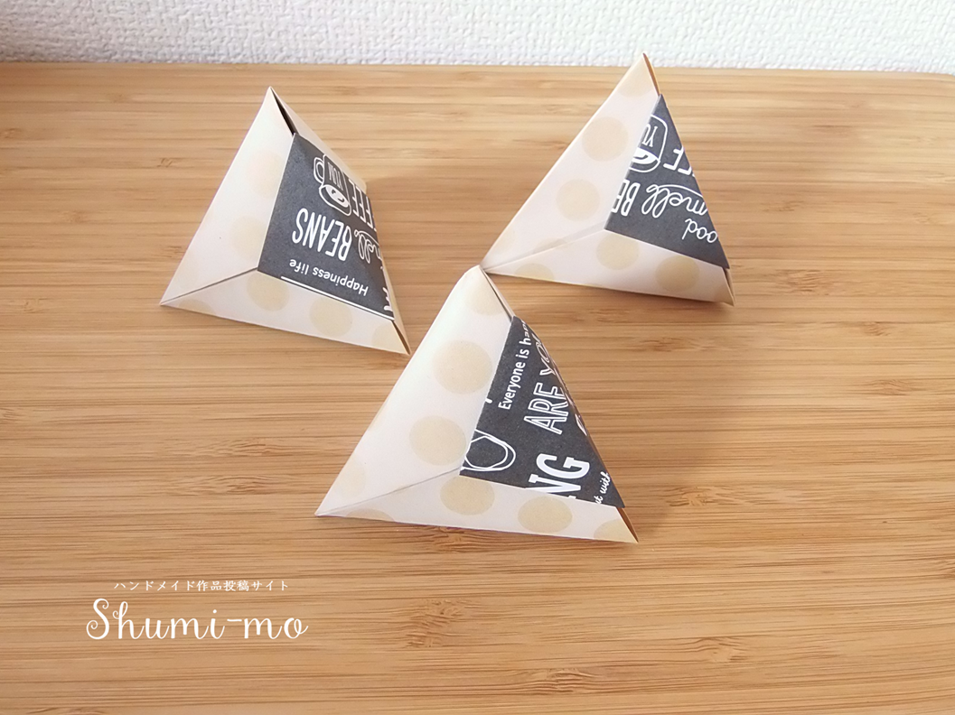 折り紙三角ボックス29