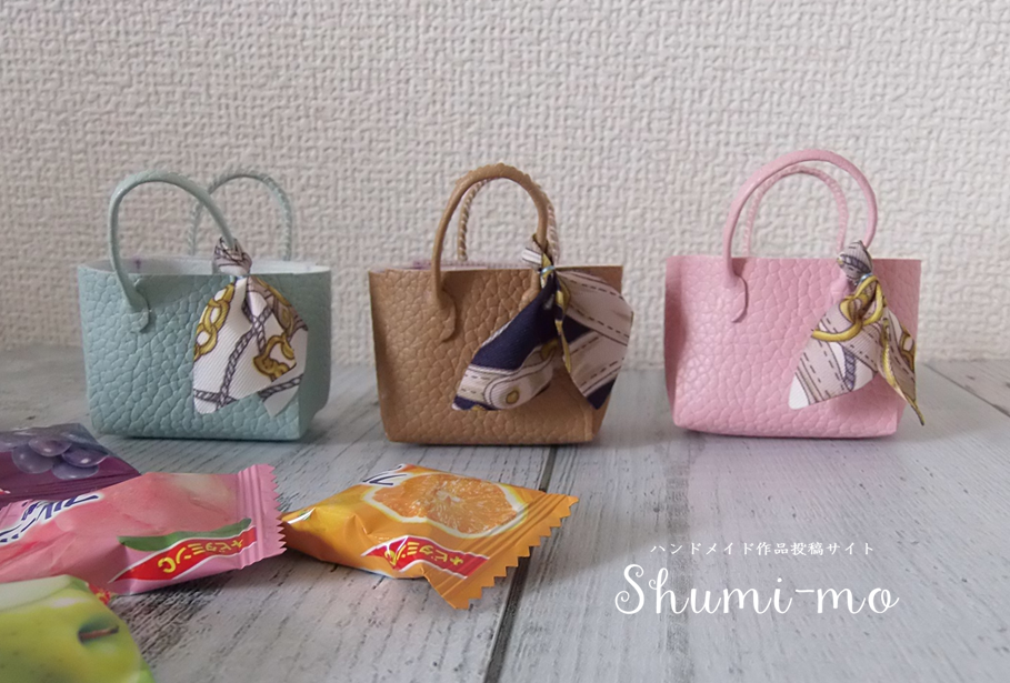 フェイクレザーのミニトートバッグの作り方 動画で解説 Shumi Momagazine